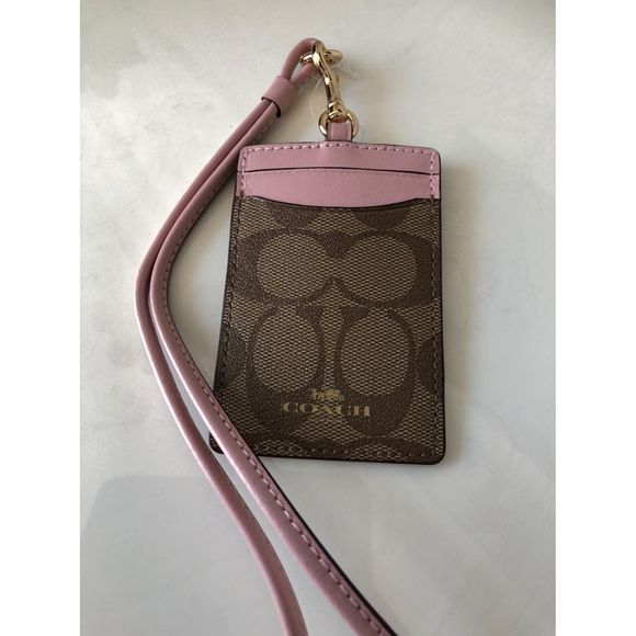 Coach Accessories - Coach ID Lanyard In Signature Canvas
